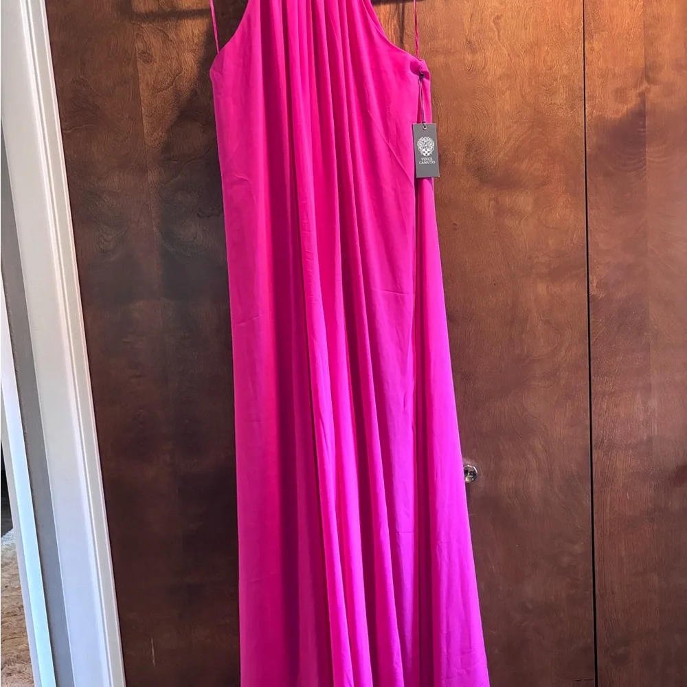 Vince Camuto Vibrant Pink Sleeveless Jumpsuit - Picture 4 of 7